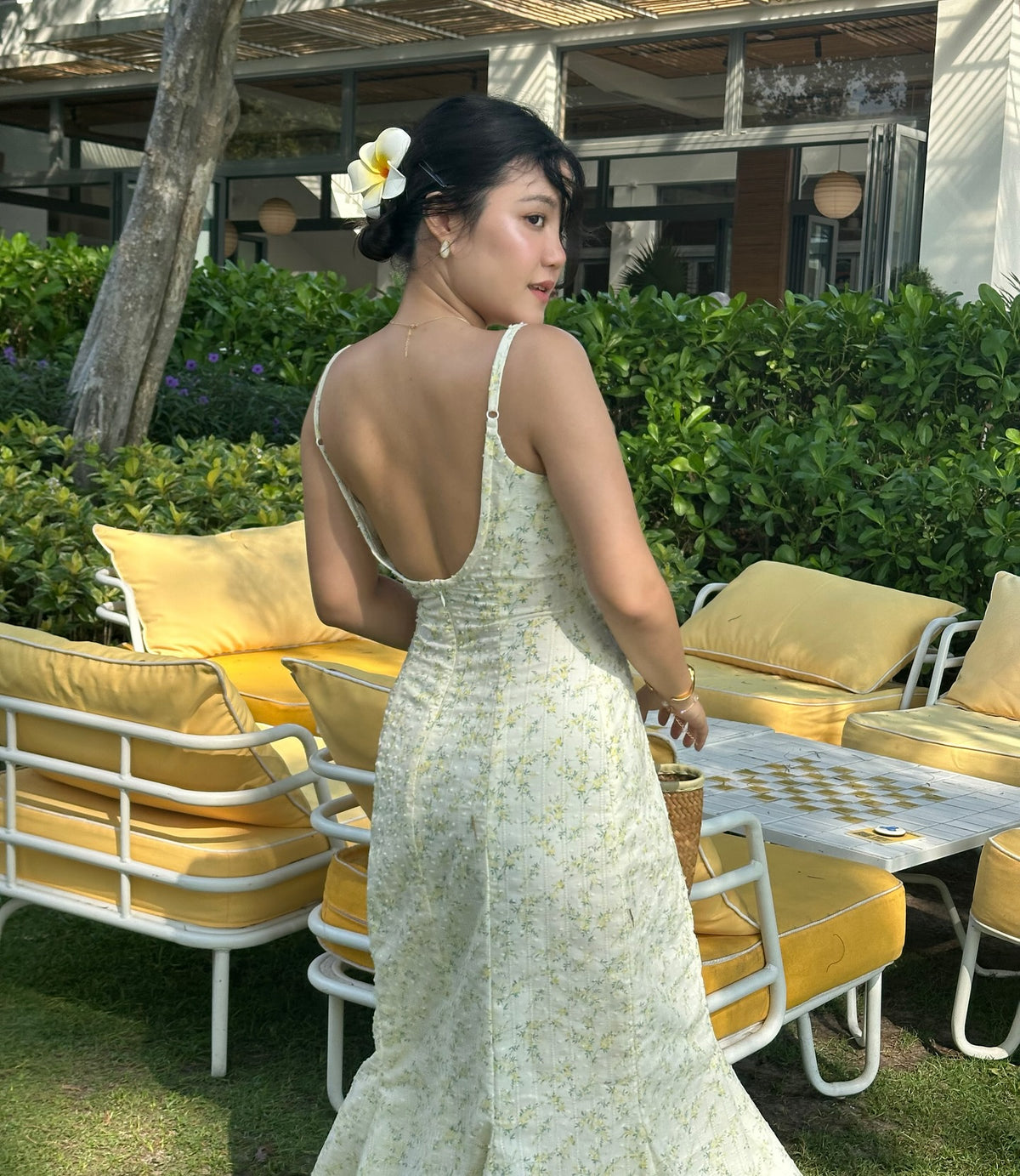 Wildflower maxi dress in yellow 💛🌻〰️Price: 2,990.-〰️ Size: Xs - bust 31; waist 25; hips 36S - bust 33; waist 27; hips...