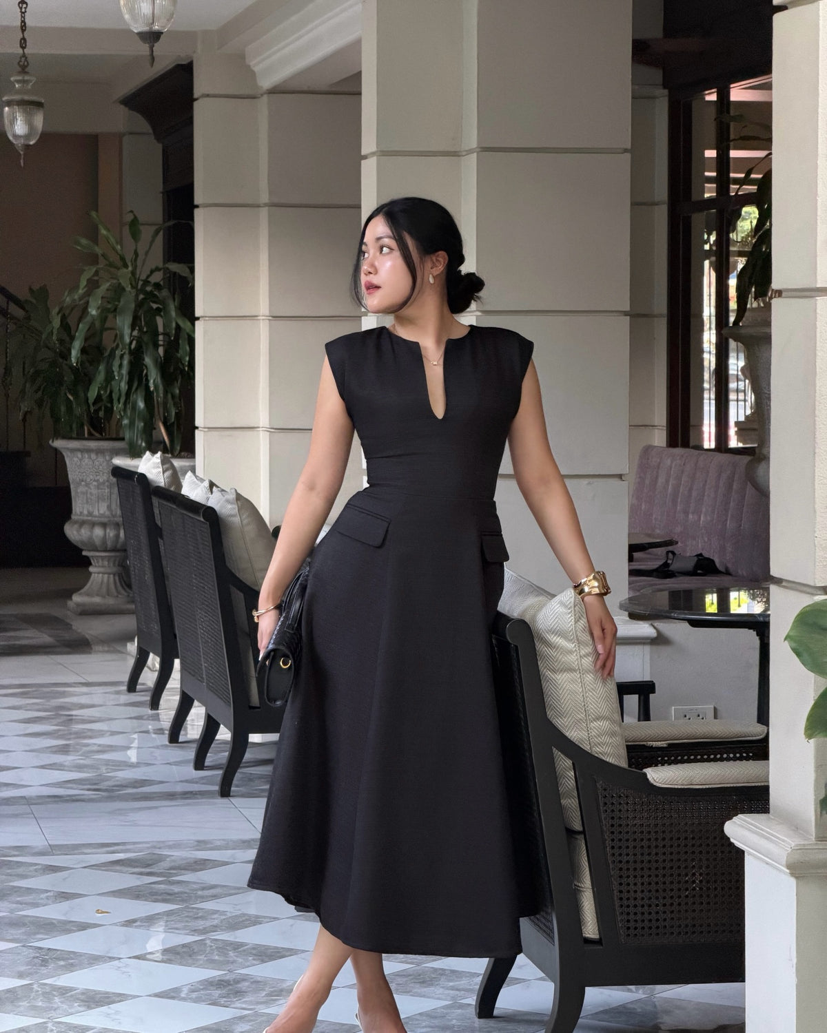 Blair maxi dress in black 🖤#rvblairmaxidress