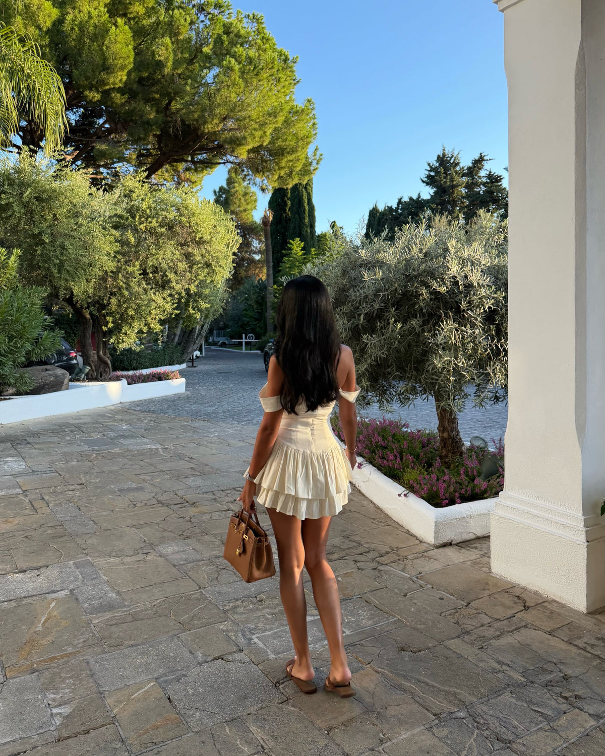 Spotted @imanmaney in Sicily mini dress ✨#rvsicilyminidress