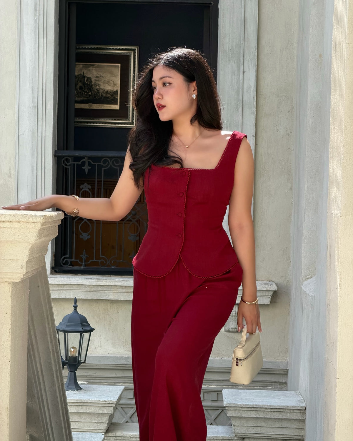 Sophie set in maroon ♥️#rvsophietop #rvsophieloungepants