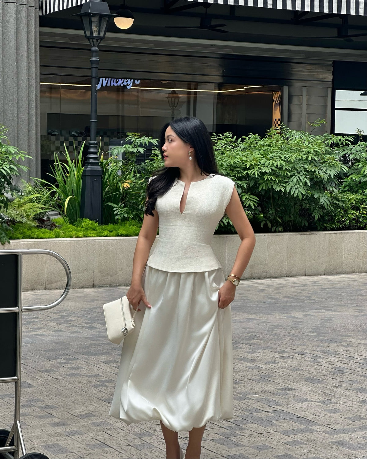 You loved the dresses.But what if you just want the top part—that iconic neckline and structured shoulder—styled your...