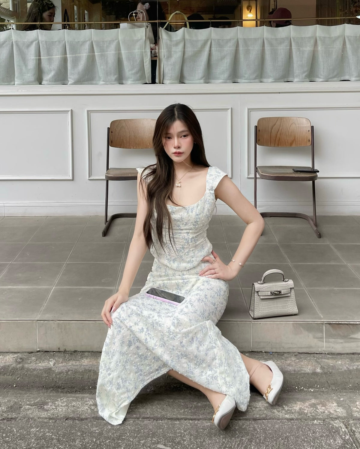 Spotted k. @pntske in Wildflower set 🦋#rvwildflowertop #rvwildflowerskirt