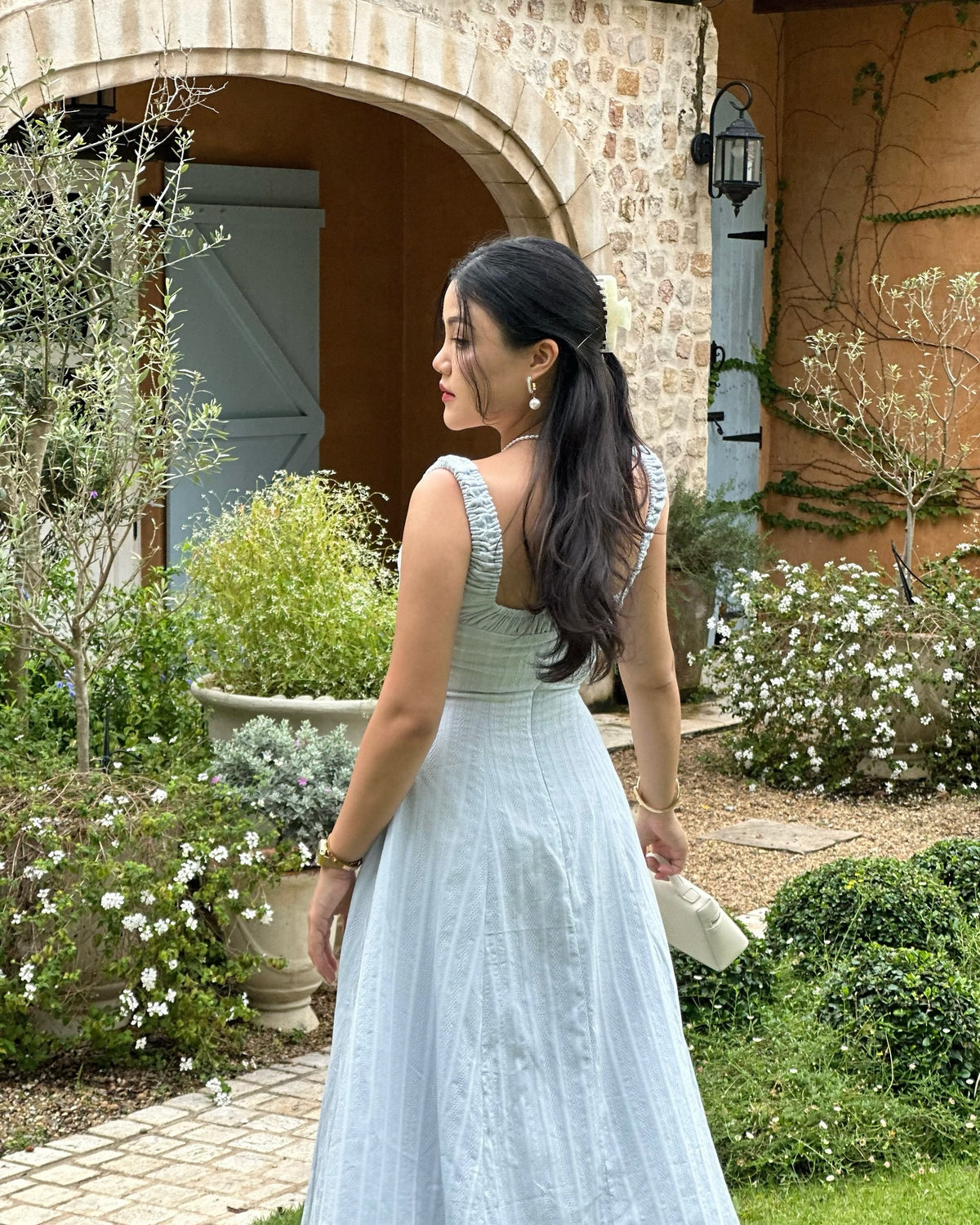 Solene maxi dress in blue 🦋#rvsolenemaxidress