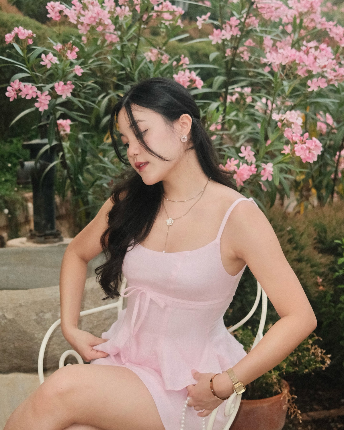 Amélie set in peonies 🌸〰️ Amélie top 1,890.-〰️ Amélie skirt 1,590.-#rvamelietop #rvamelieskirt