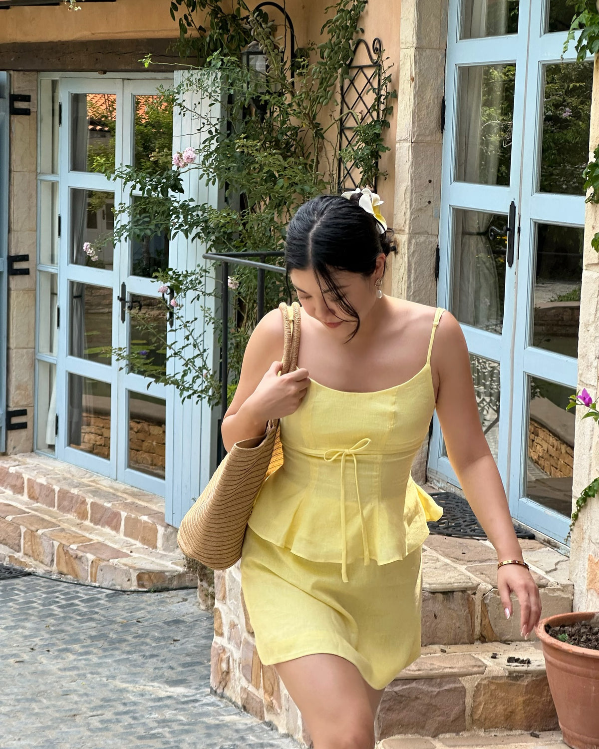 Shade of summer 🍋〰️ Amelie top 2,490.-〰️ Amelie skirt 1,890.-#rvamelietop #rvamelieskirt