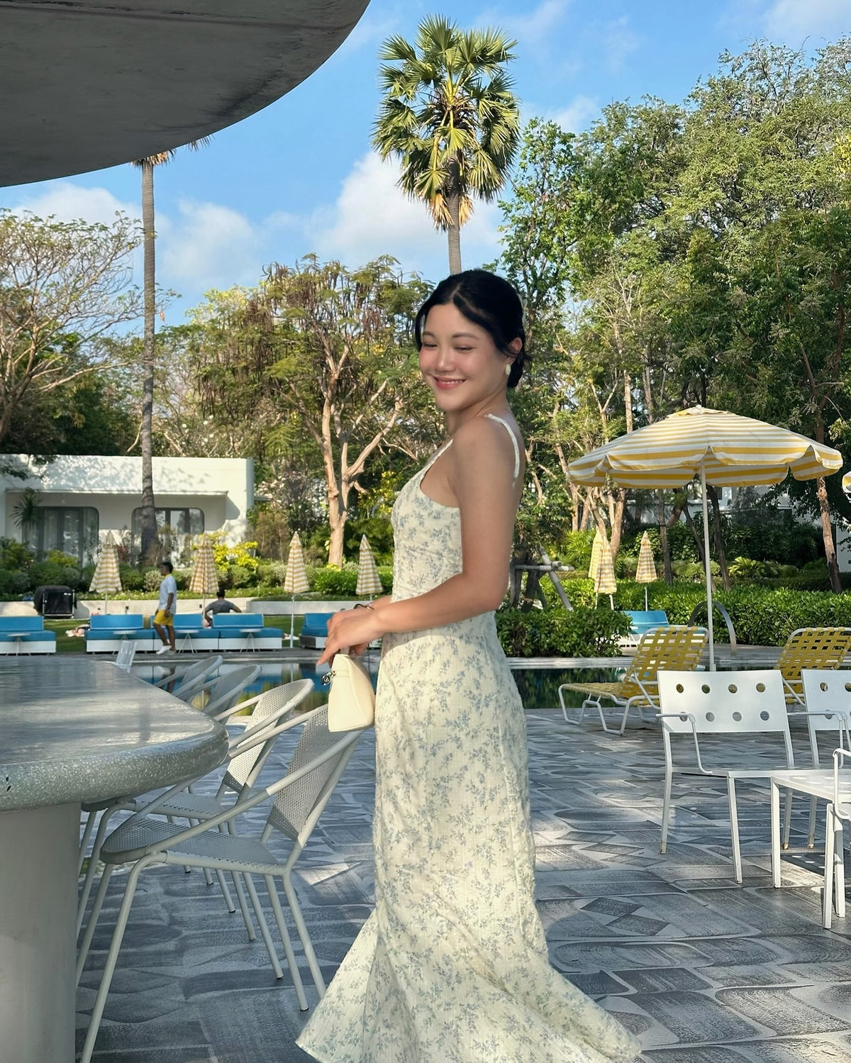 Wildflower Maxi Dress in blue 🦋〰️ Price: 2,990.-〰️ Size:Xs - bust 31; waist 25; hips 36S - bust 33; waist 27; hips 38...