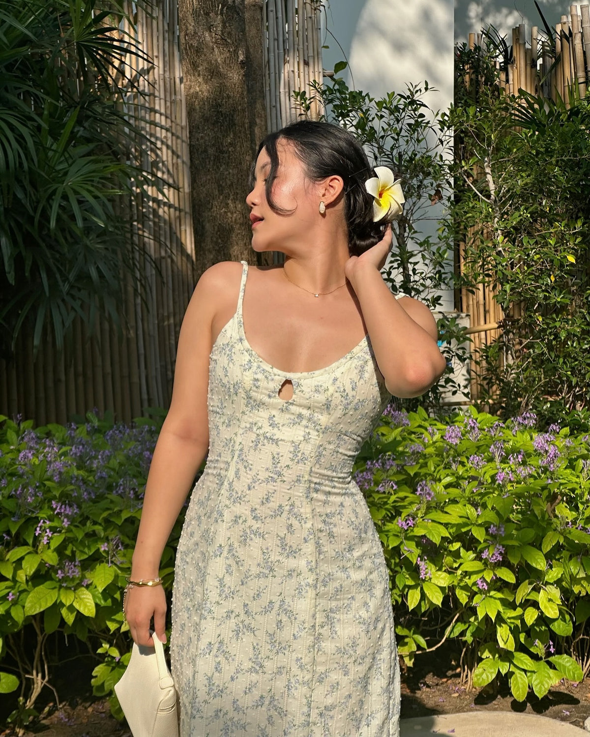 Wildflower Maxi Dress in blue 🦋〰️ Price: 2,990.-〰️ Size:Xs - bust 31; waist 25; hips 36S - bust 33; waist 27; hips 38...