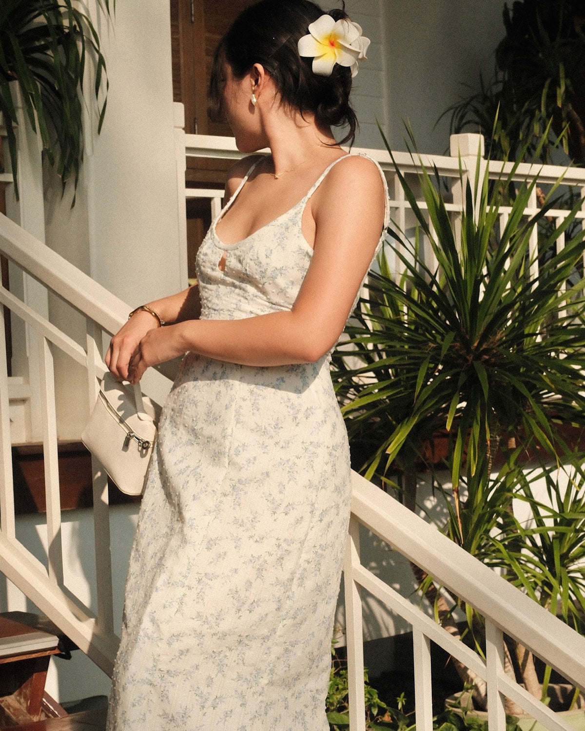 Wildflower Maxi Dress in blue 🦋〰️ Price: 2,990.-〰️ Size:Xs - bust 31; waist 25; hips 36S - bust 33; waist 27; hips 38...