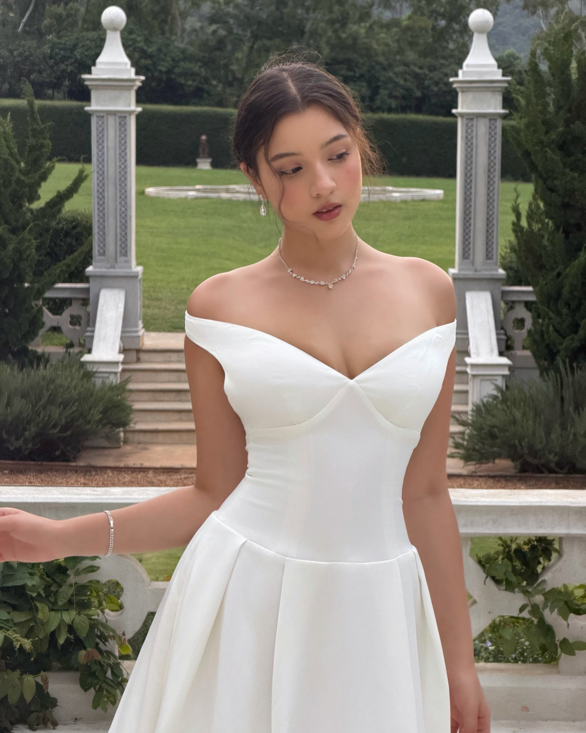 Claudia maxi dress in white 🤍#rvclaudiamaxidress
