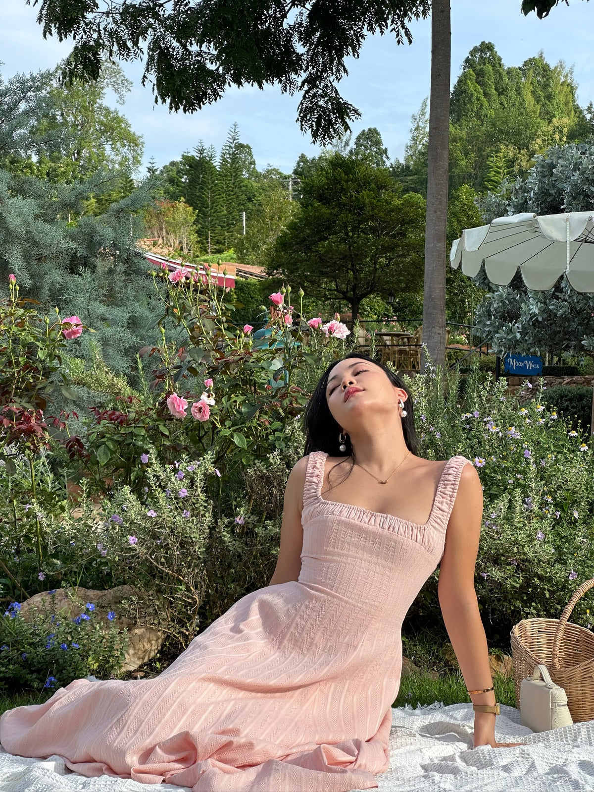 Solene maxi dress in pink 💕#rvsolenemaxidress