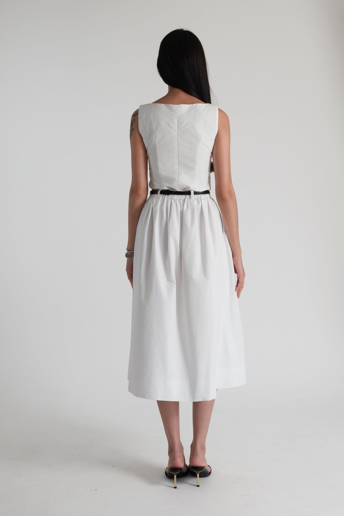 Lady Set - Boat Neck Top & Skirt