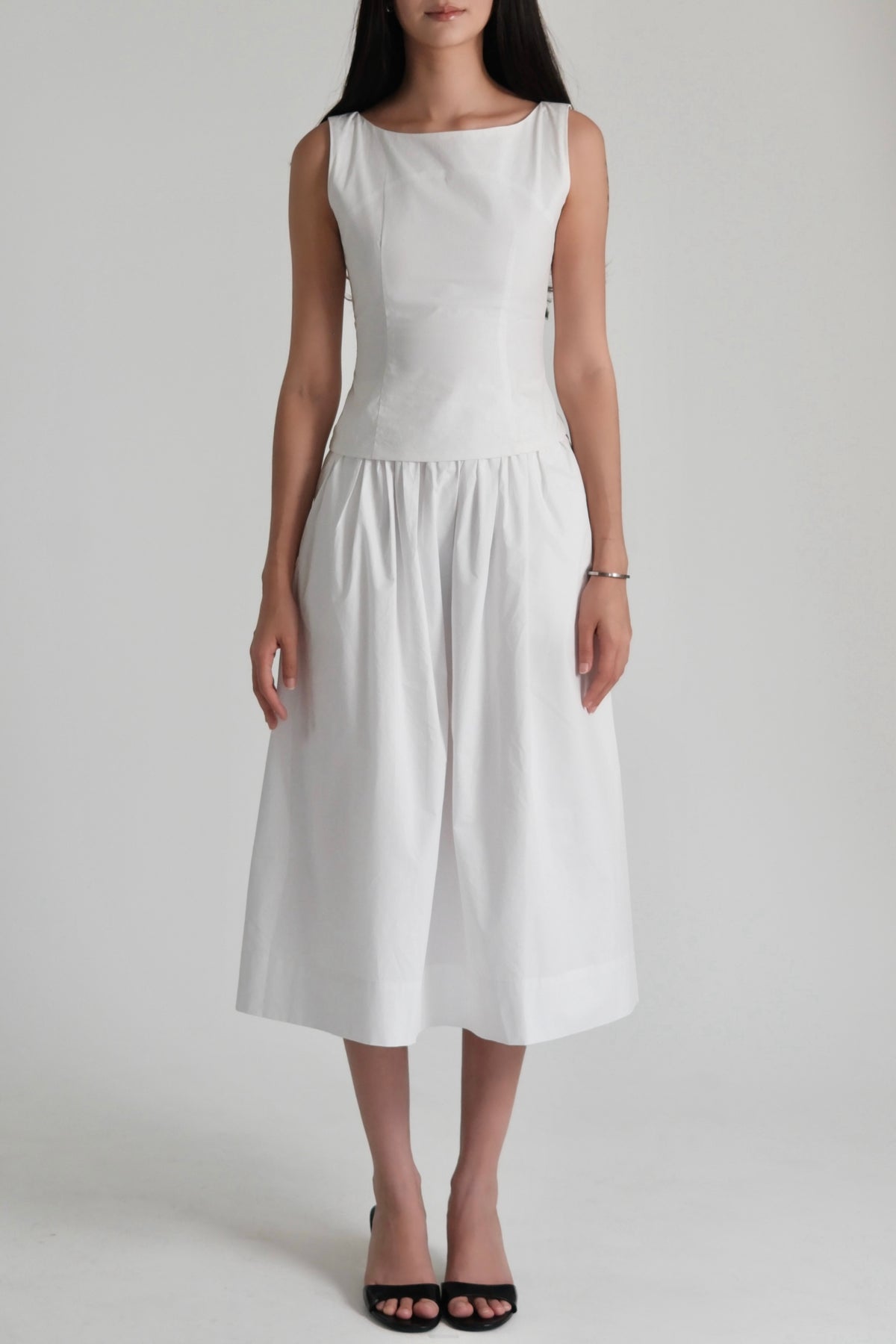 Lady Set - Boat Neck Top & Skirt