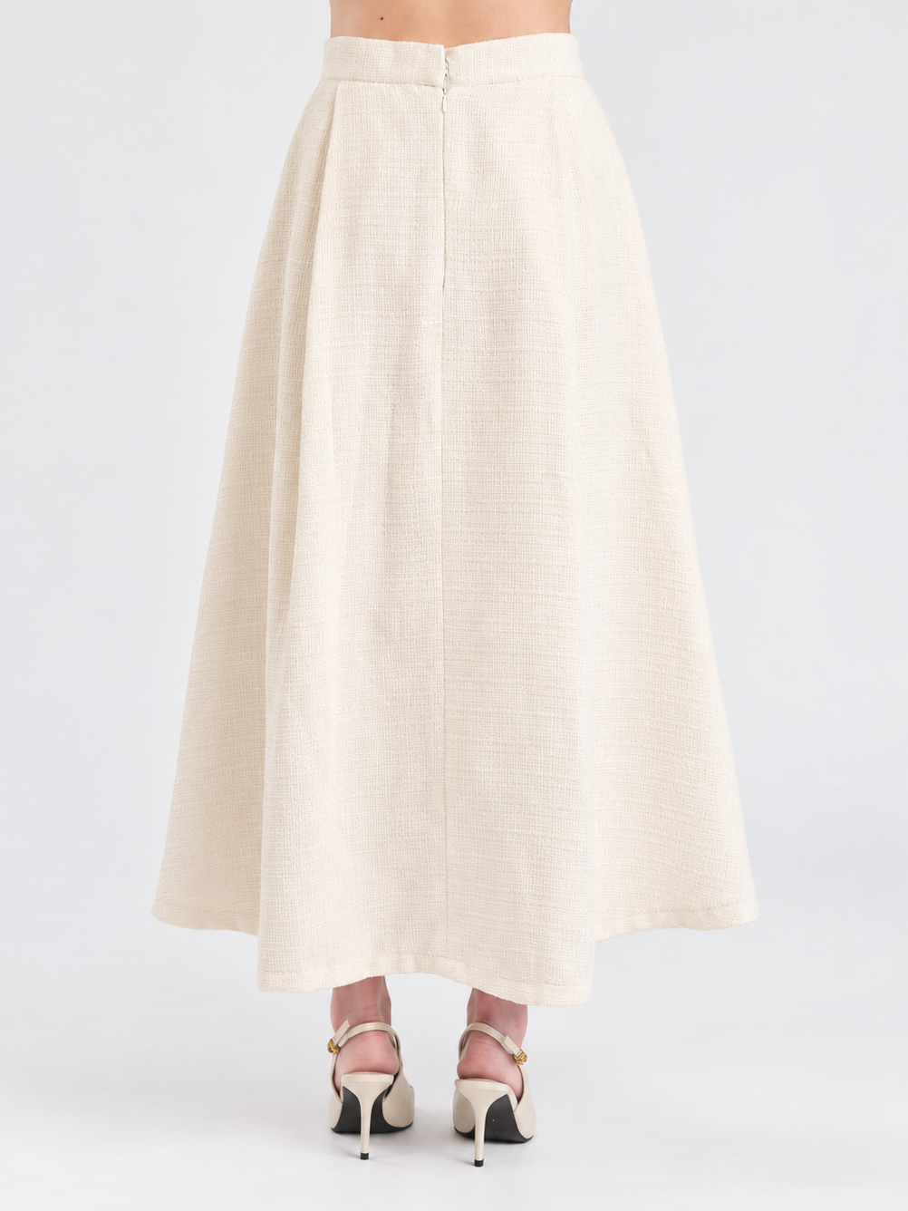 Delphine Maxi Skirt Cream