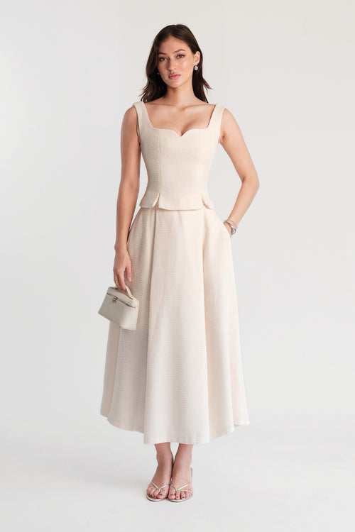 Delphine Corset Top Cream
