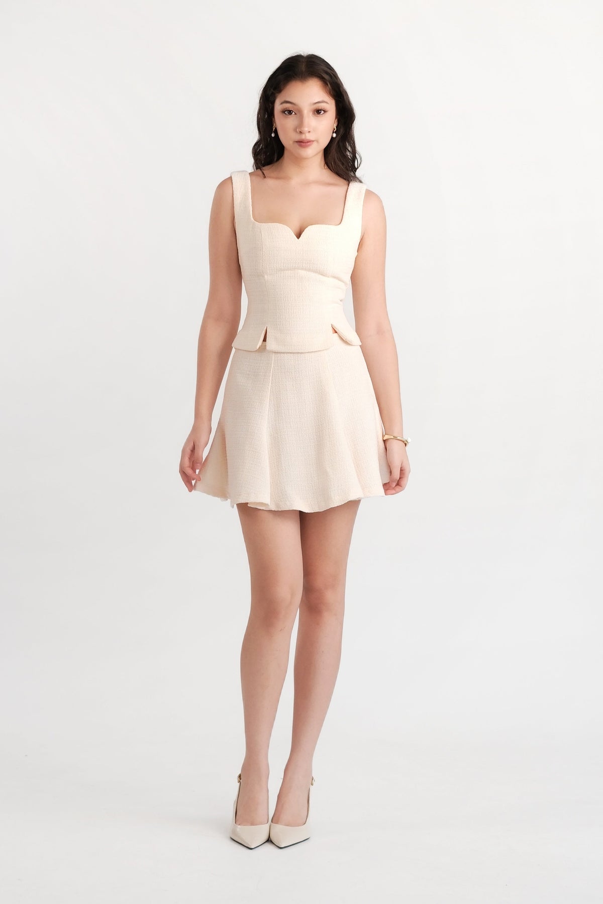 Delphine Corset Top Cream