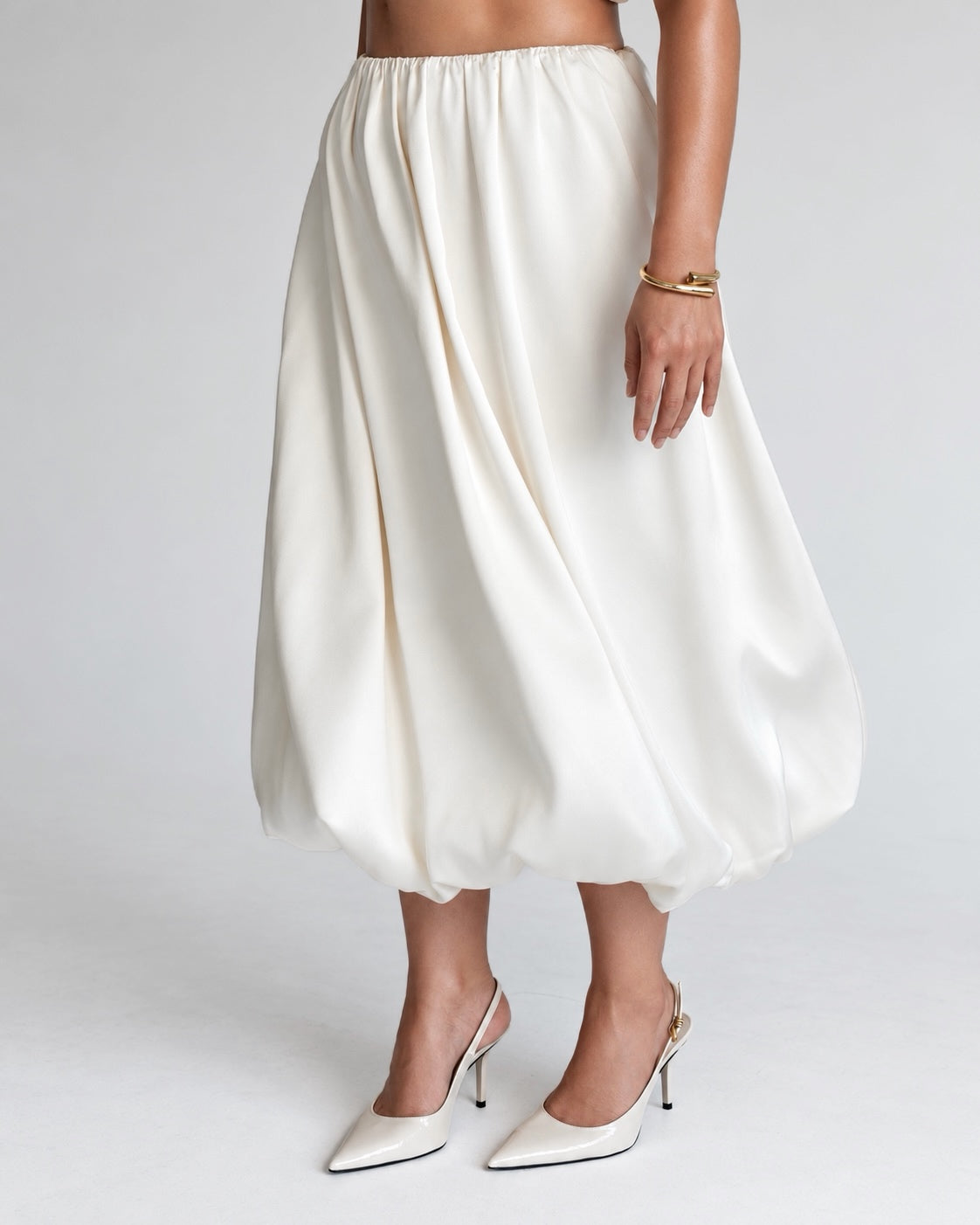 Blair Balloon Skirt Cream
