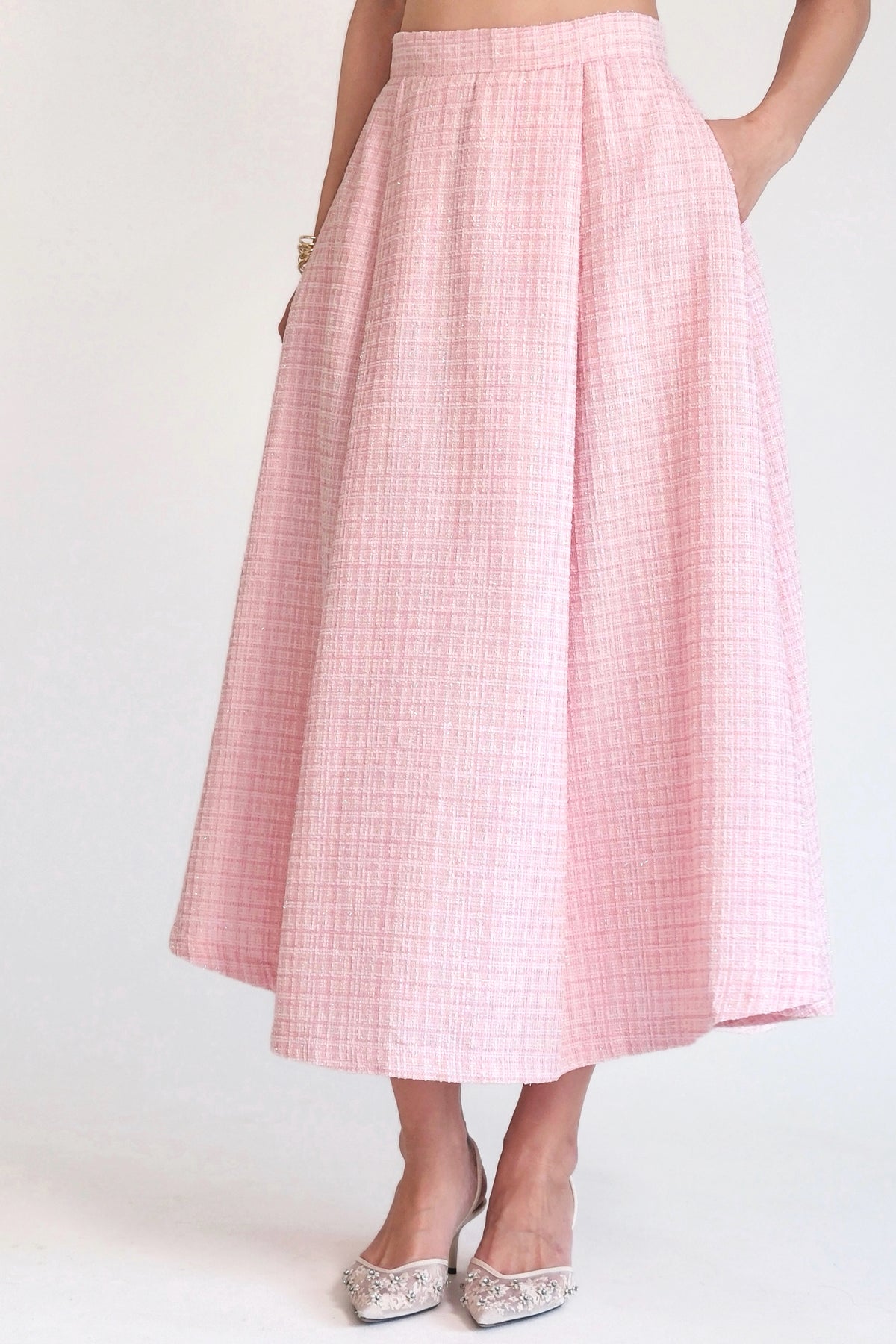 Delphine Maxi Skirt Pink