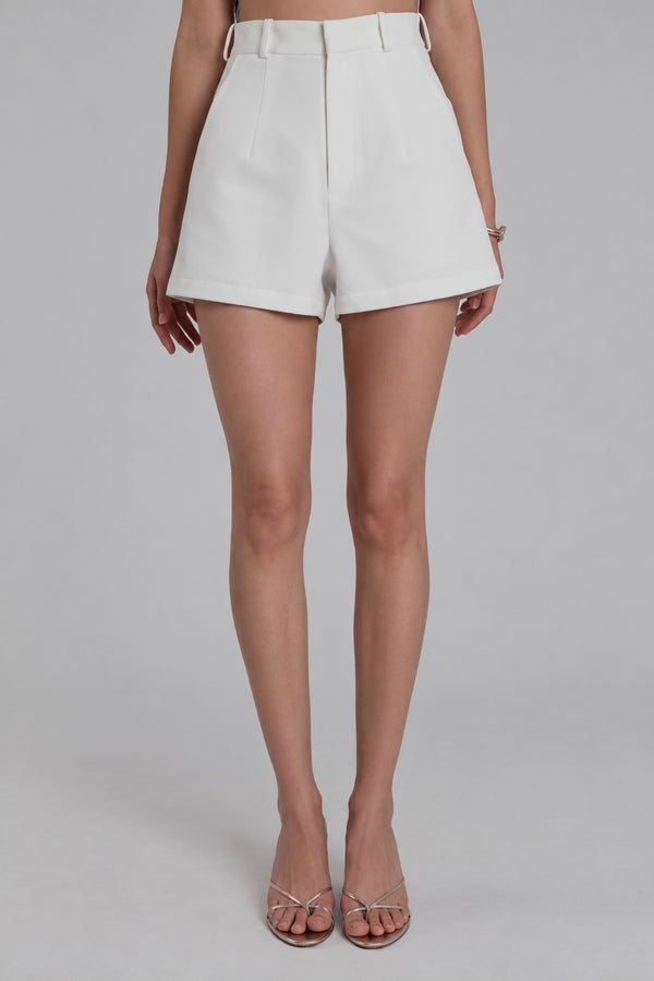 High Waisted Shorts Off-White