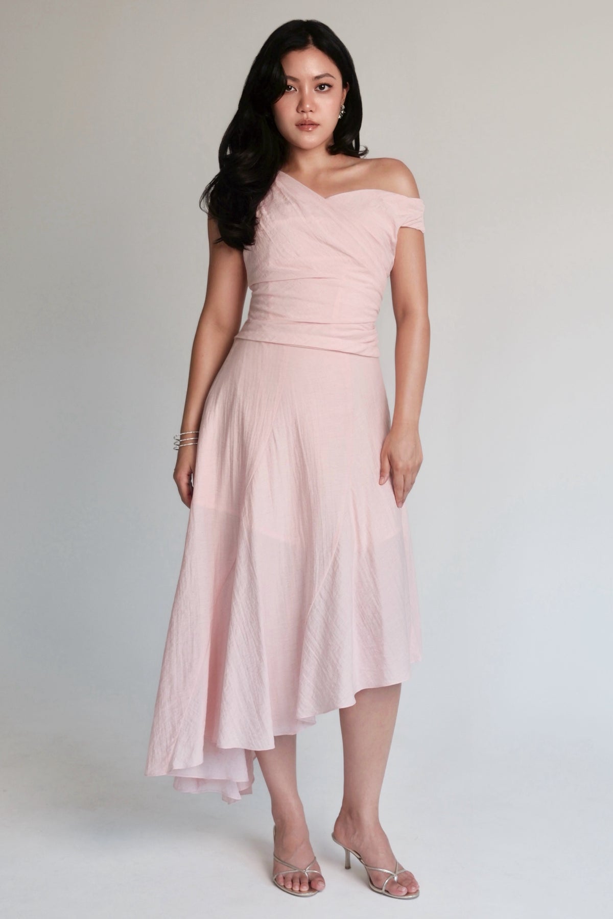 Asymmetric Top Pale Pink