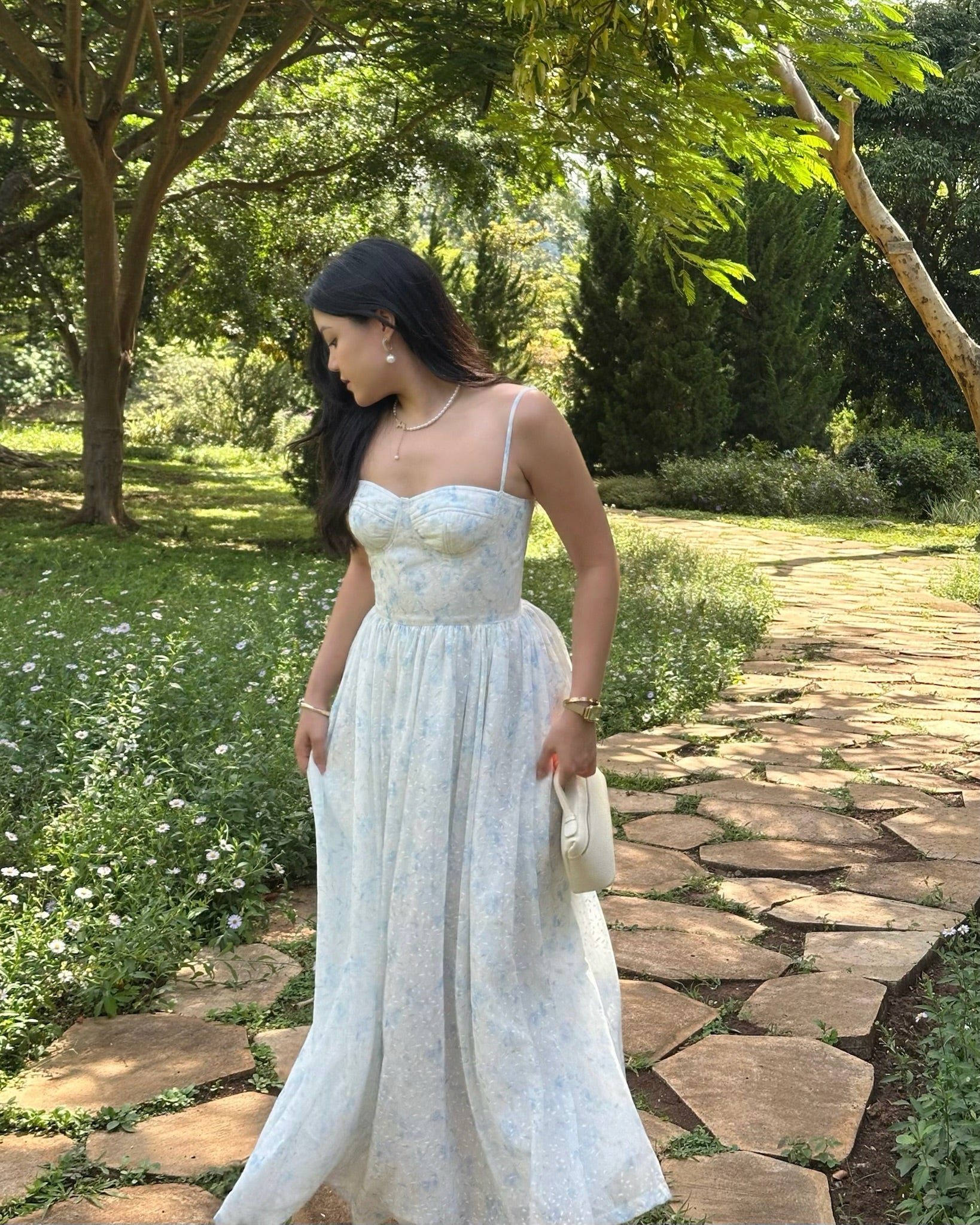 [Pre-Order] Celeste Bust Cup Maxi Dress