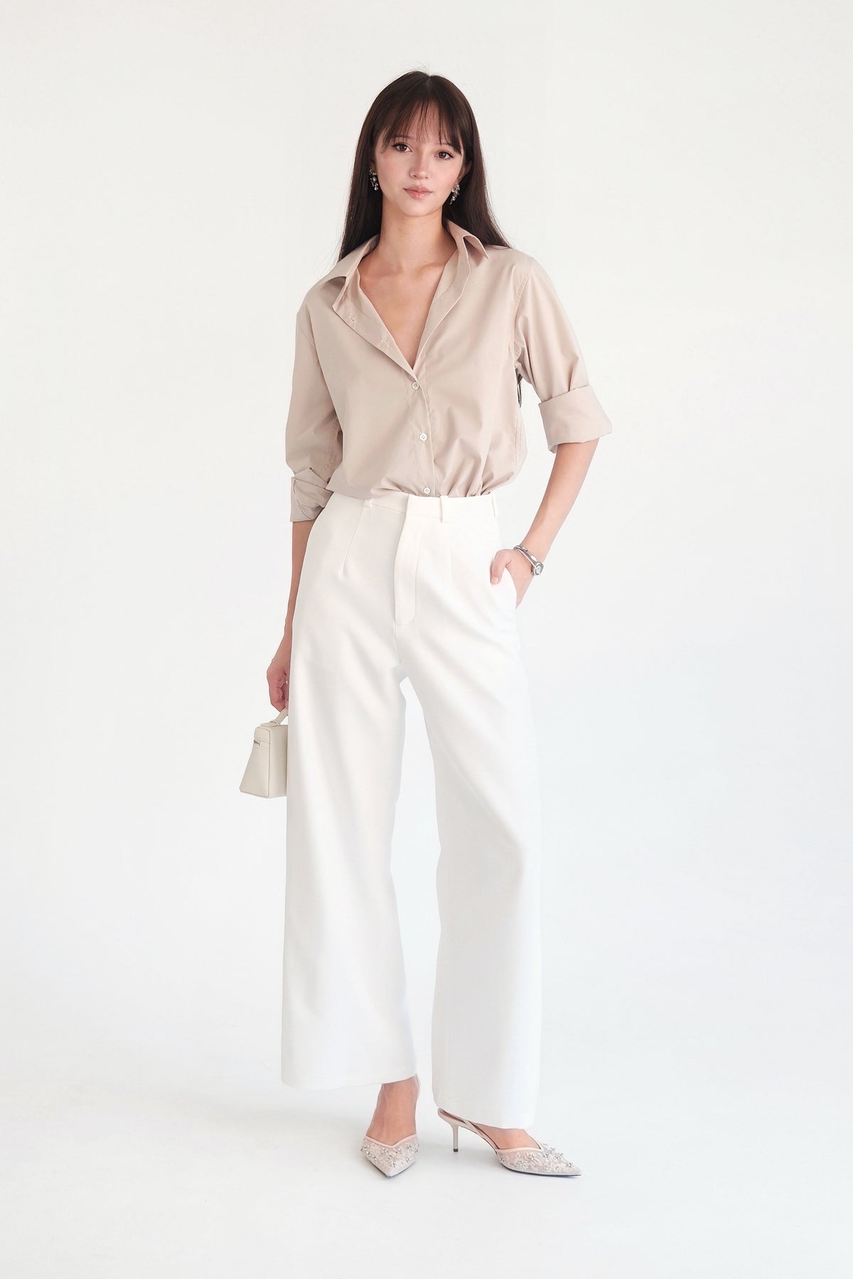 Cotton Shirt Beige