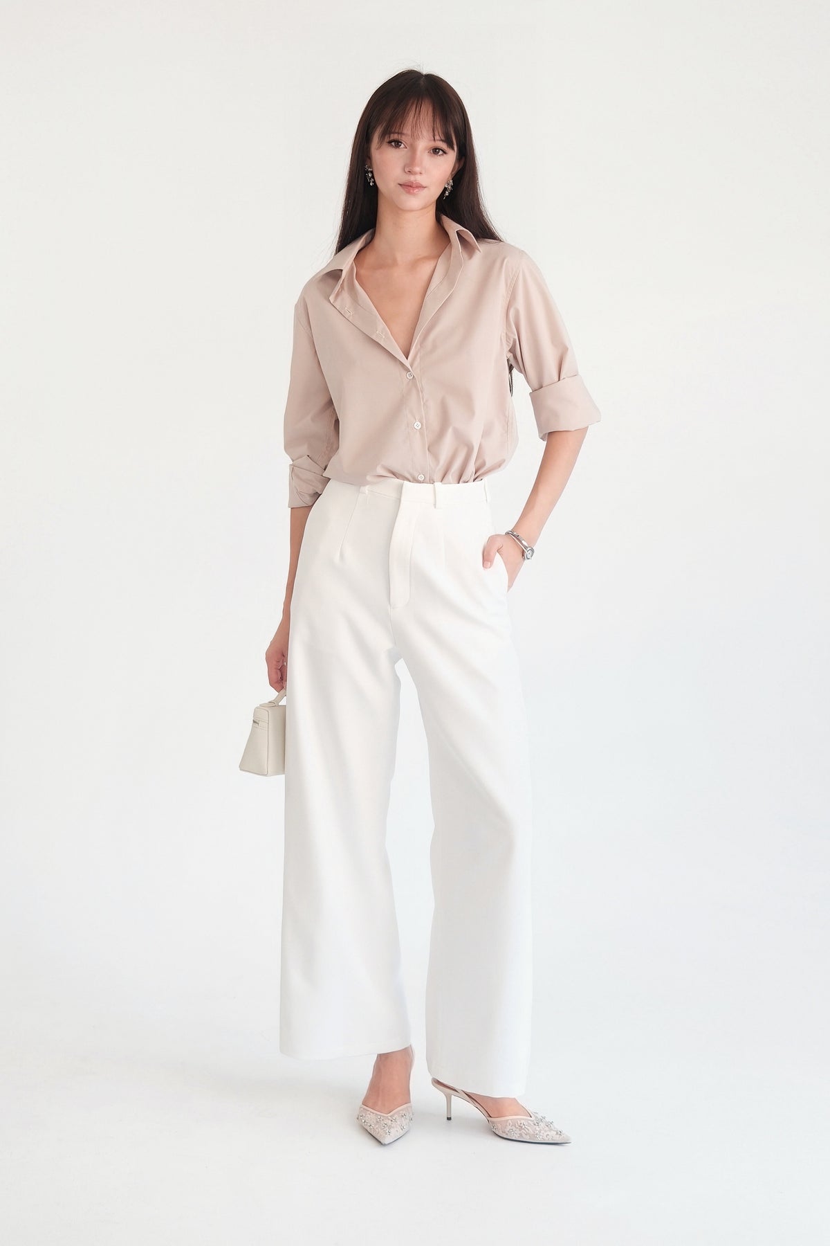 Cotton Shirt Beige