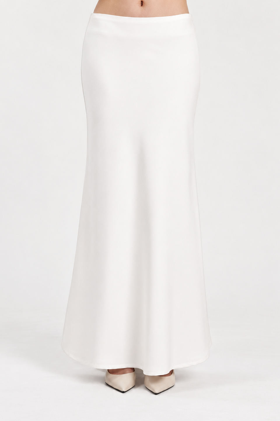 Fish Tail Skirt White