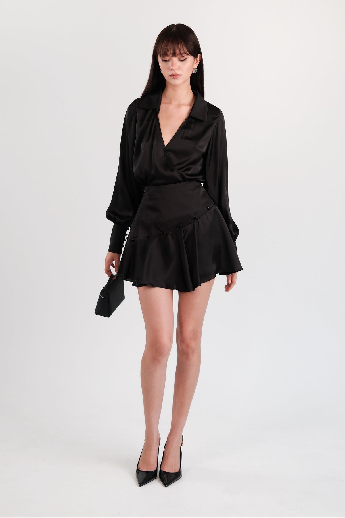Moonpearl Blouse Black