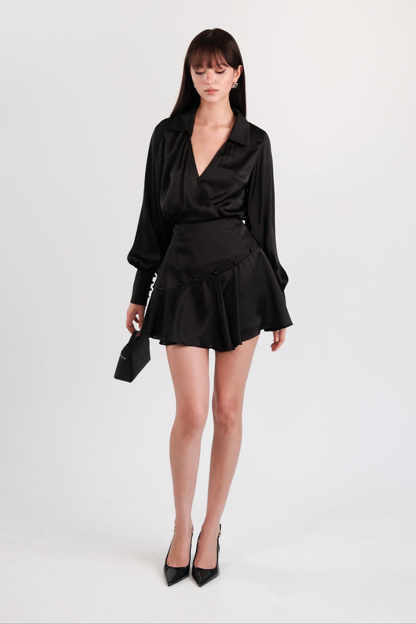 Moonpearl Blouse Black