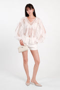 Reverie Ruffle Blouse White