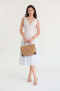 Summer Haze Midi Dress White