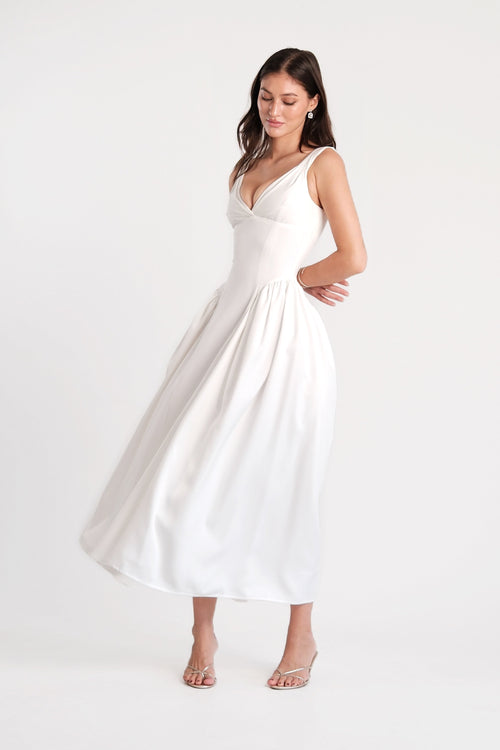 Vivienne Maxi Dress White
