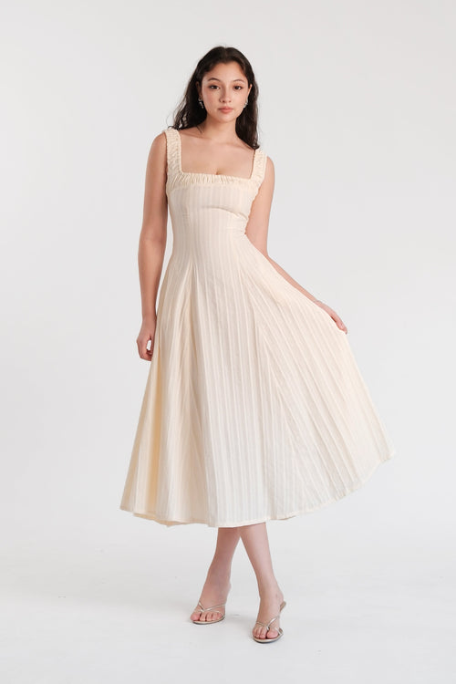 Solene Maxi Dress Cream