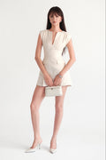 Blair Mini Dress Cream (Tweed)