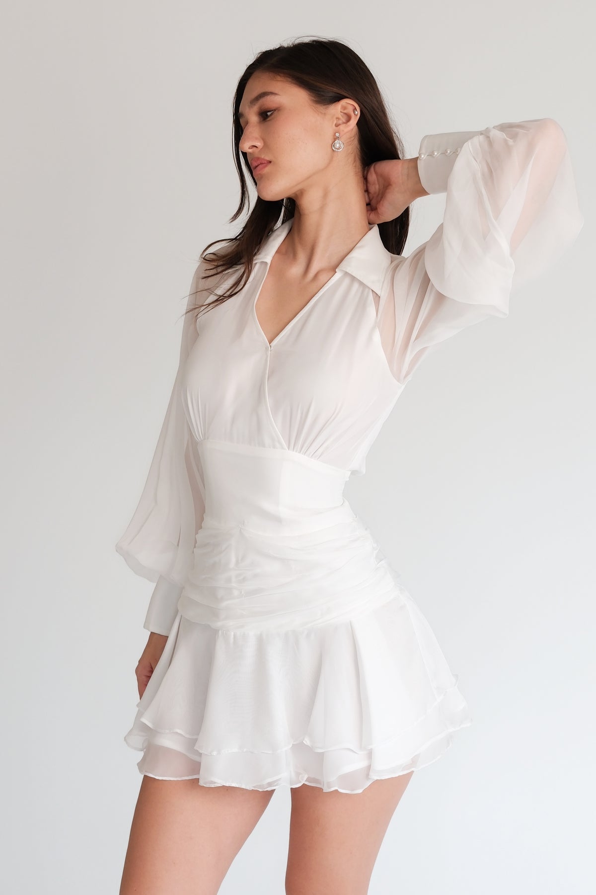 Sylvie Dress White