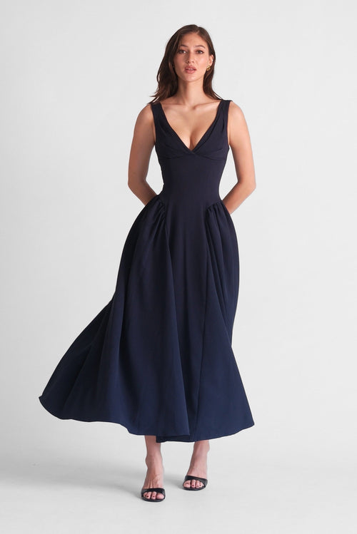 Vivienne Maxi Dress Navy