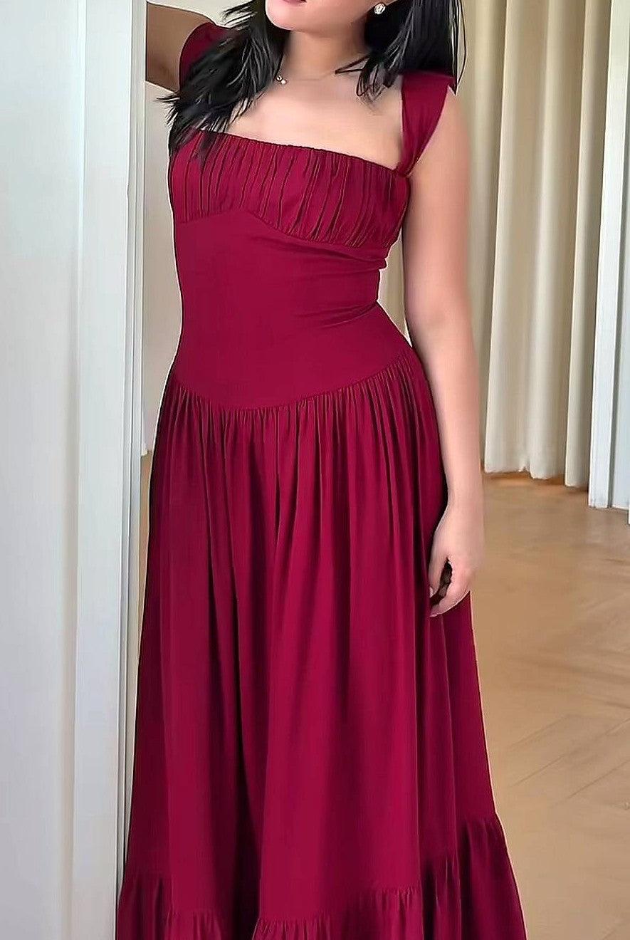 [Pre-Order] Sicily Cotton Linen Maxi Dress