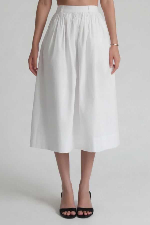 Lady Classic Skirt White (Cotton)