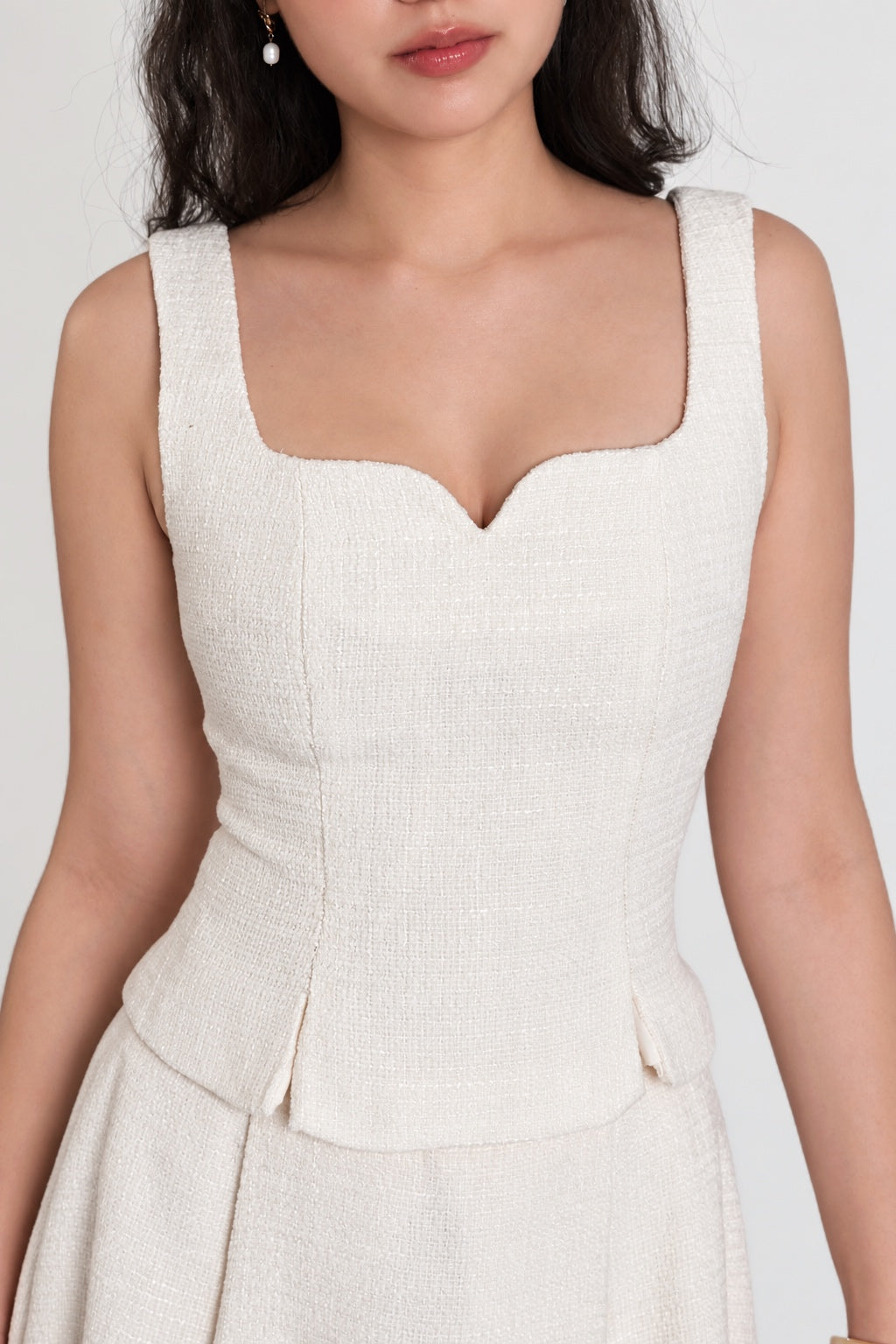 Delphine Corset Top Cream
