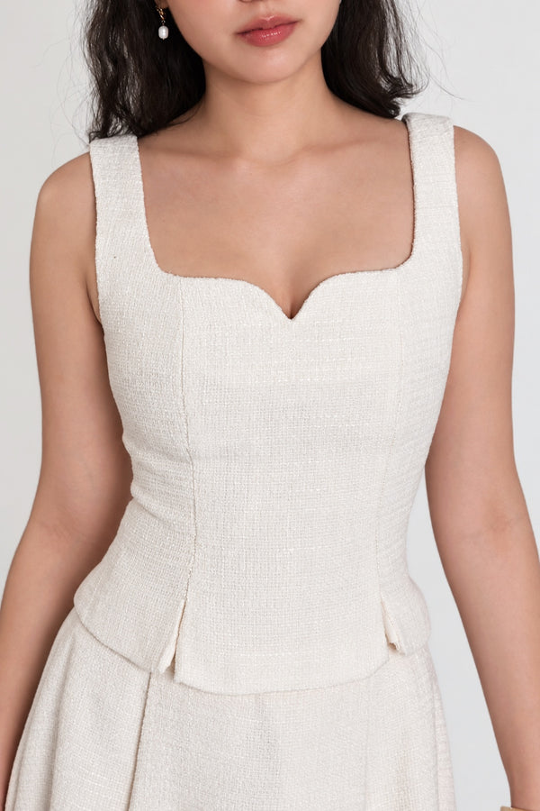 Delphine Corset Top Cream