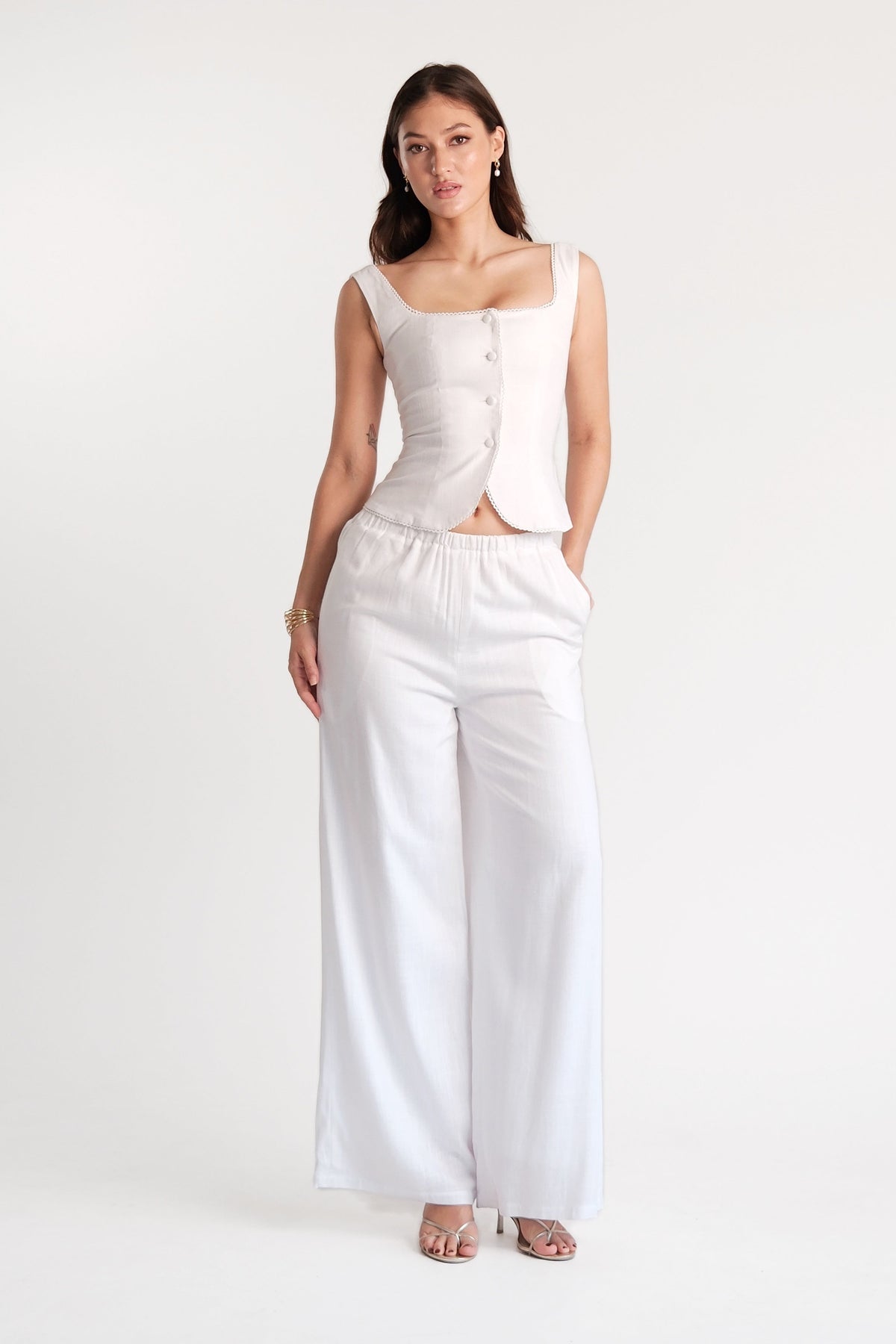 Sophie Lounge Pants White