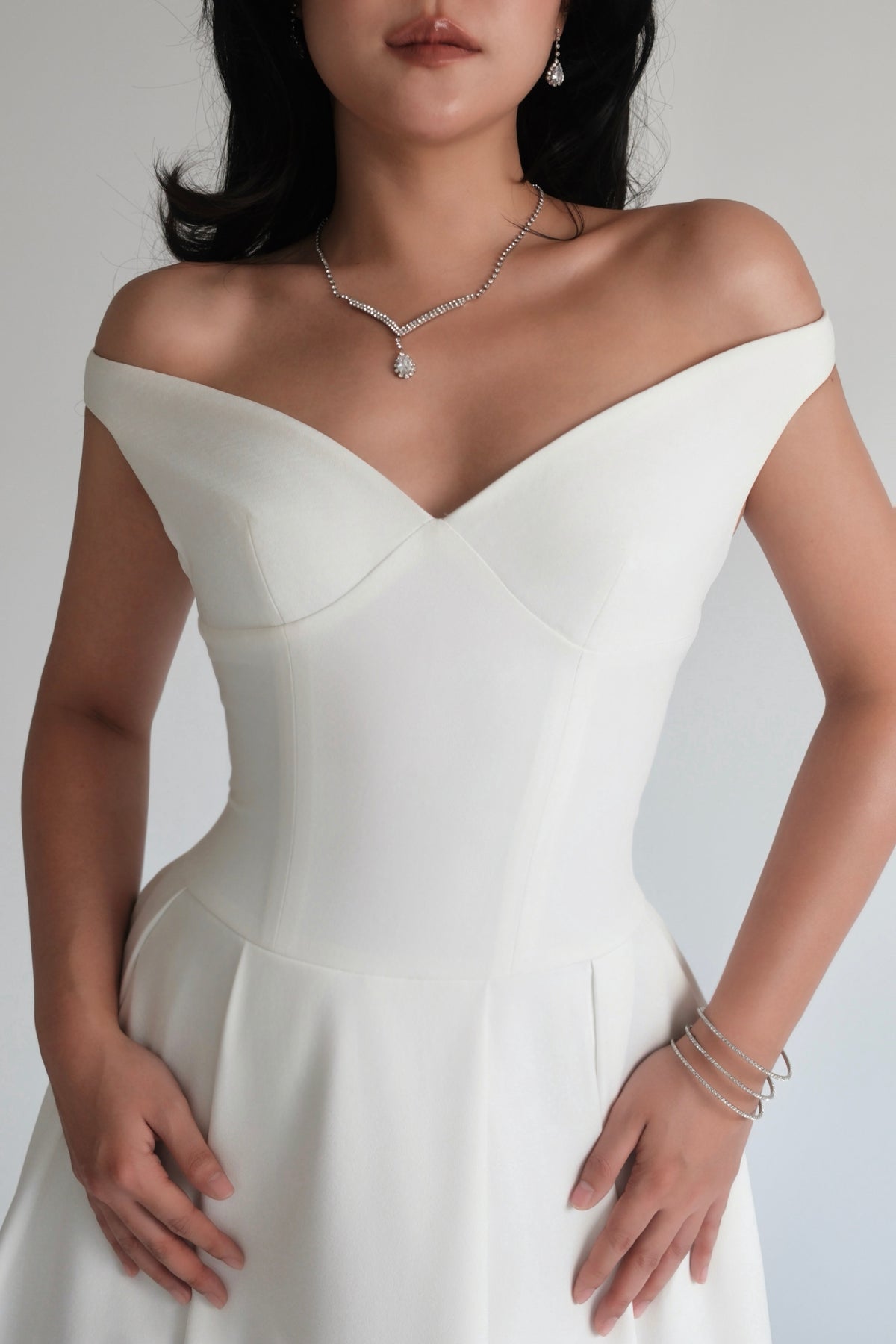 Claudia Maxi Dress White