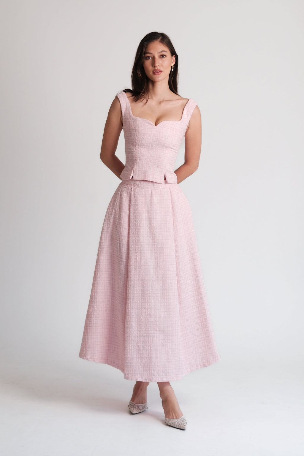 Delphine Corset Top Pink