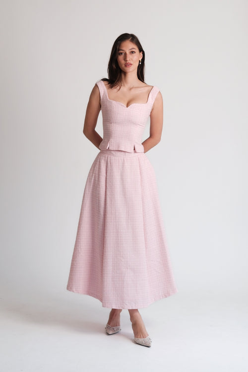 Delphine Corset Top Pink