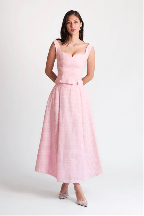 Delphine Corset Top Pink
