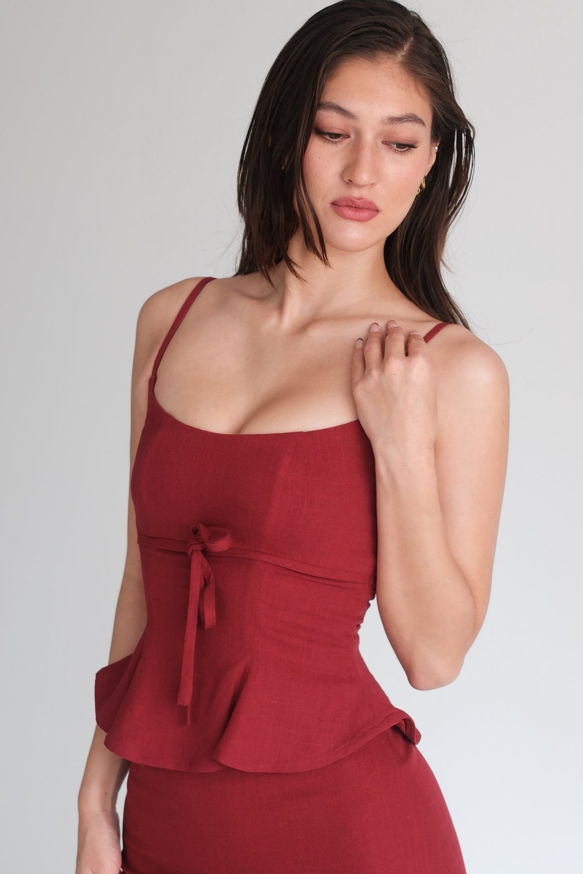 Amélie Top Burgundy