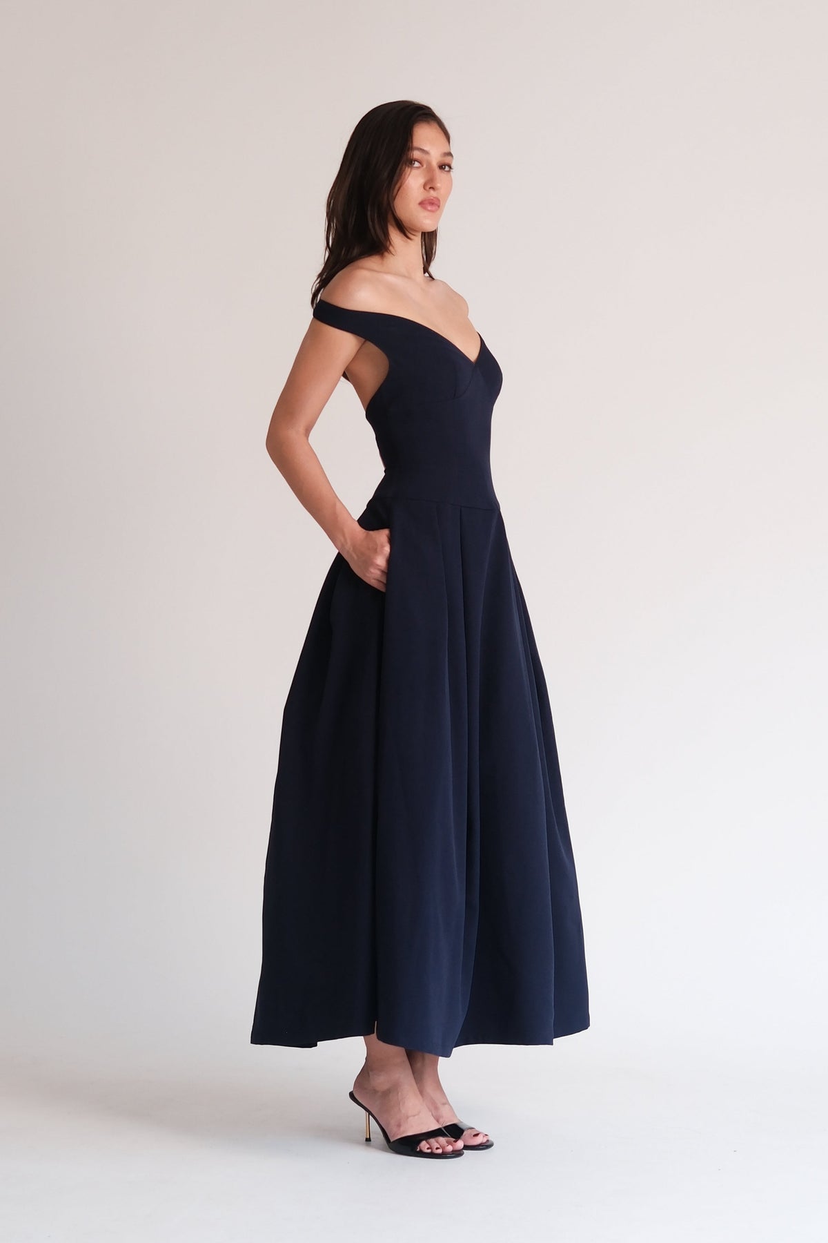 Claudia Maxi Dress Navy