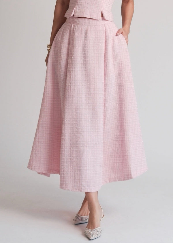 Delphine Maxi Skirt Pink
