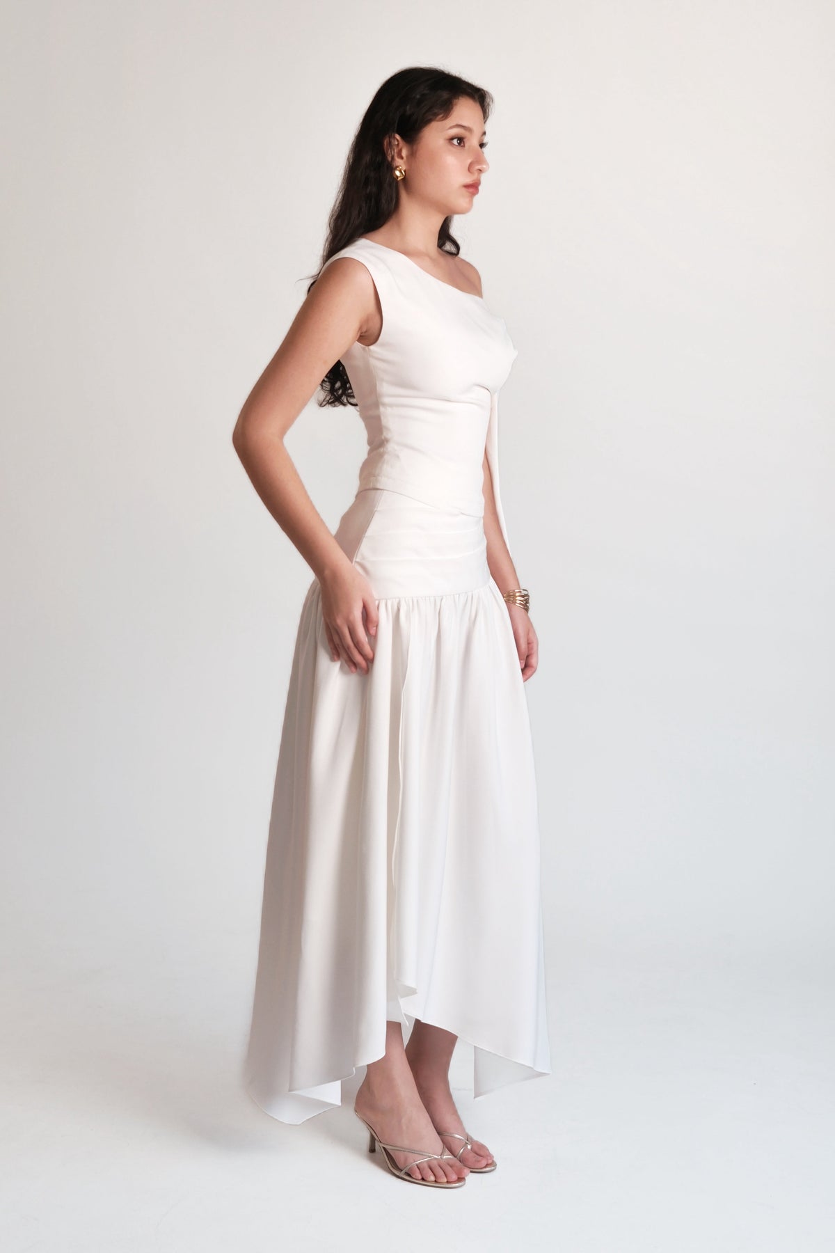 Noelle Bow Top White