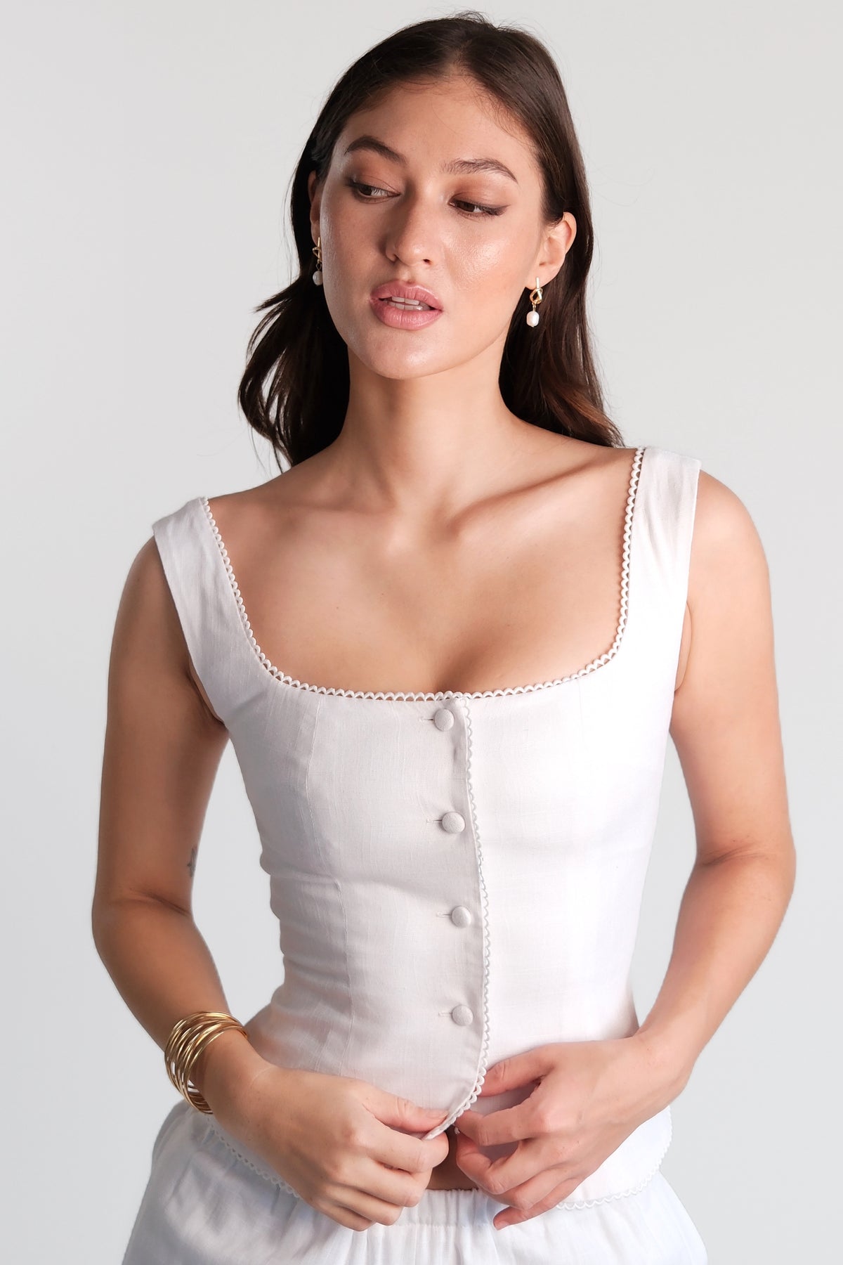 Sophie Top White